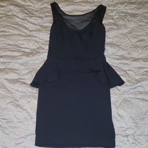 BEBE Stella peplum dress